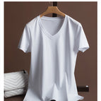 [V-neck] White / S