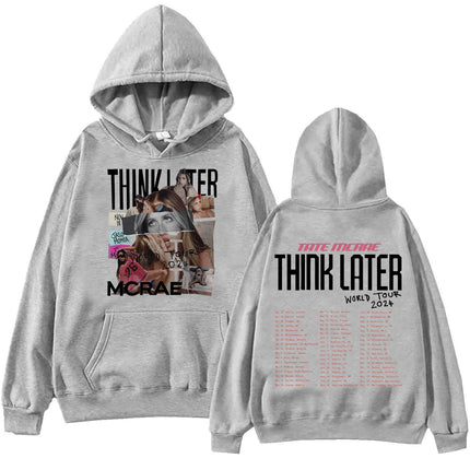 Tate Mcrae the Think Later World Tour 2024 Tour Hoodie Haraj