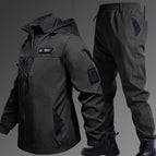 C spring and autumn waterproof suit black / 165