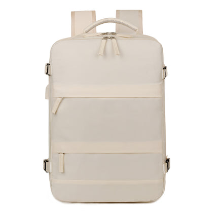 Multi-layer storage backpack dry and wet separation with shoe warehouse outdoor travel backpack USB interface business computer bag