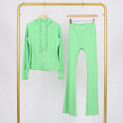Lulu Df Stand-Up Collar Jacket Short Coat Tight-Fitting Stand-Up Collar Stretch Jacket with Gold Zipper Fitness Yoga Wear