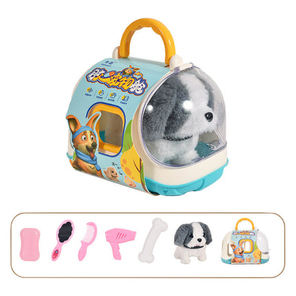 Cross-border Electric Puppy Plush Toy Children's Simulation Pet Sonic Doll Baby Doll Gift Wholesale