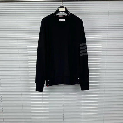 Factory Direct autumn and winter New TB sweater sweatpants new color matching classic Dark four bars casual suit men and women