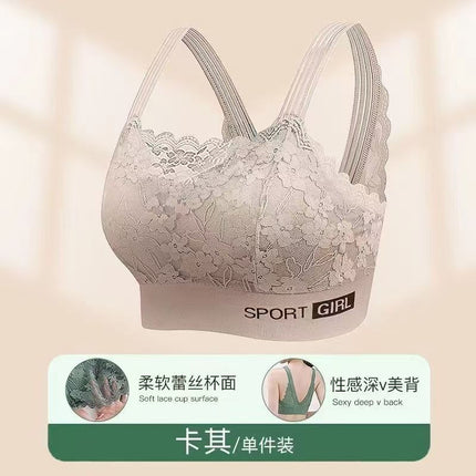 Tube Top Fixed Cup Beautiful Back Push-Up Anti-Gravity Intimates Women's Small Breasts Gathered Sexy Non-Falling Anti-Sagging Thin Style