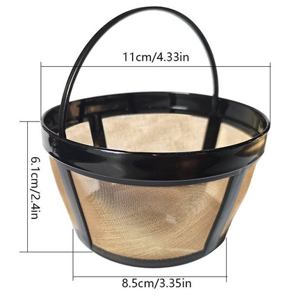 Coffee filter tea filter FDA filter 304 stainless steel mesh nylon coffee machine filter 4 cups 8 cups 12 cups