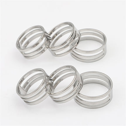 stainless steel ring auxiliary opening closed ring tool opener ring handmade diy material jewelry tool