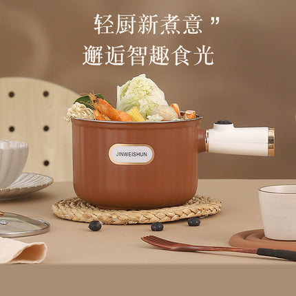 304 Liner Multi-functional Electric Cooking Pot Household Small Pot Dormitory Cooking Noodle Pot Hot Pot Small Electric Pot Intelligent Integrated Pot