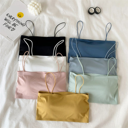 Traceless Beauty Back Tube Top One-piece Anti-walking Breathable Sling Small Vest for Summer Sexy Spice Girl Women's Chest Wrapping