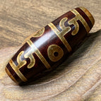 Dragon scale opening magical dzi bead 20*55mm