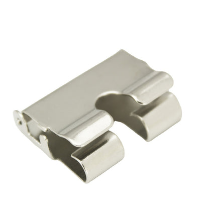 Belt head connection iron clip plate buckle multi-purpose clip pin buckle belt accessories 40mm smooth buckle belt linker
