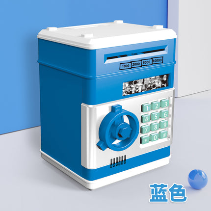 Cross-border atm smart password piggy bank large capacity children's creative piggy bank can only enter the piggy bank