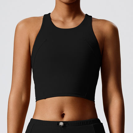 Cross-border Eco-friendly Renewable Fabric Tight Sports Skirt with Chest Pad Outdoor Golf Fitness Tennis suit Women