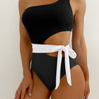 Black One-Piece Swimsuit / S