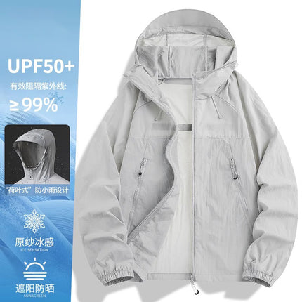 Woodpecker Pink Sunscreen Clothing Women's Summer Couple's New Anti-UV Ice Silk Loose Lightweight Giant Good-looking Jacket