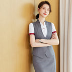 Gray vest for women / S
