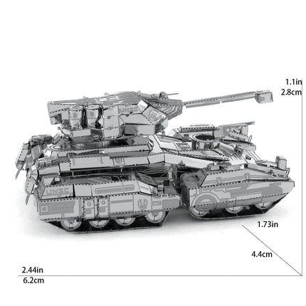 Tank DIY Handmade 3D Metal Puzzle Adult Stereo Model Assembled Assembled Educational Toys High
