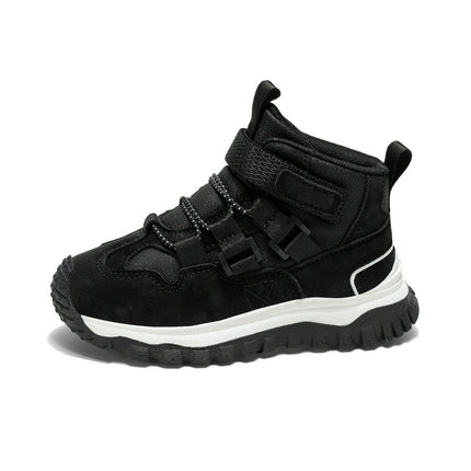 Boys' sneaker 2024 Fall/Winter New Mid-Large Children's Non-Slip Soft Bottom High-top Torre Shoes Boys' Trendy Running Shoes