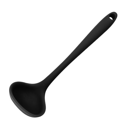 Silicone Mini Soup Spoon Kitchen Cooking Soup Spoon Children's Food Supplemented Soup Spoon Food Grade Material Silicone Soup Spoon 21cm