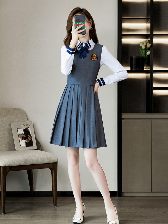Autumn and Winter Kindergarten Teachers' Garden Clothes Work Clothes College Style Professional Suit dress suit Kindergarten Teachers' Administrative Clothing