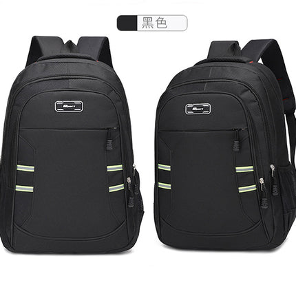New Computer Backpack 2024 Large Capacity Reflective Strip Men's and Women's Outdoor Travel Bag Backpack Student Schoolbag Trendy