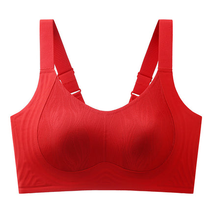 Rabbit Ear Large Bust Bra for Women, Summer Lift-Up Anti-Sagging Slimming Plus Size Seamless Thin Breathable Bra