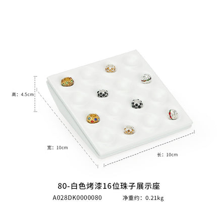 Yayu solid wood bare Diamond Pearl plate jewelry tray jewelry display plate Diamond bare Diamond Wenwan gem storage tray