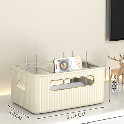 Router wifi storage box TV set-top box storage rack socket wire arrangement desktop wireless light cat placement