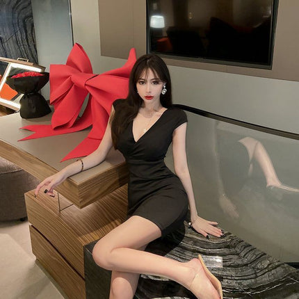 Night store sexy short massage dress night women's work clothes sauna foot bath technician work clothes skirt