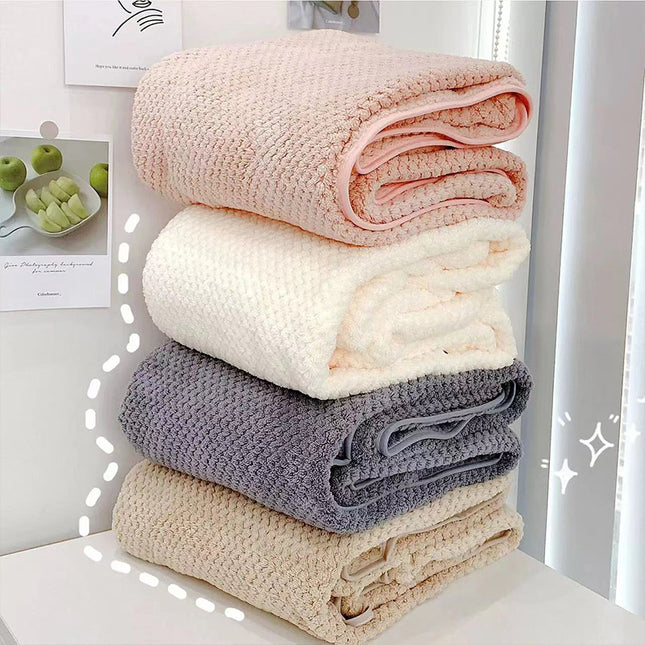 Coral fleece bath towel large towel suit men and women adult couples soft than cotton absorbent bath quick-drying wholesale