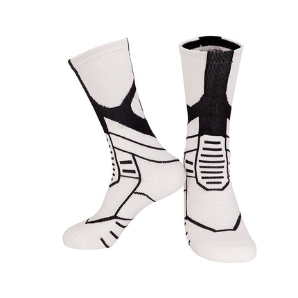Professional Basketball Socks, Breathable and Comfortable, Towel Bottom Shock-Absorbing Adult Sports Socks, Mid-Tube Non-Slip Sweat-Absorbent Training Socks Wholesale