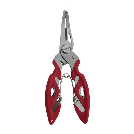 Cross-border Luya scissors pliers multi-functional curved mouth stainless steel fishing tongs fishing line scissors portable fishing fish control hook pliers