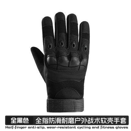 Customized Half-Finger Sports Gloves for Men, Outdoor Cycling Training Protective Wear-Resistant Fitness Touch Screen Tactical Gloves Wholesale