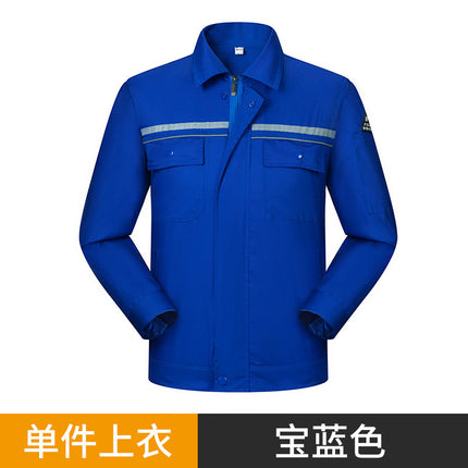 Spring and Autumn Long-sleeved Anti-static Work Clothes Suit Men's Digital Factory Workshop Gas Station Work Clothes Labor Protection Clothes Top