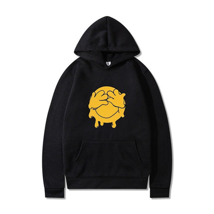 Amazon 2022 New Winter Men's and Women's Sweatshirts Hip-Hop Cartoon Printed Long-Sleeved Casual Hoodies