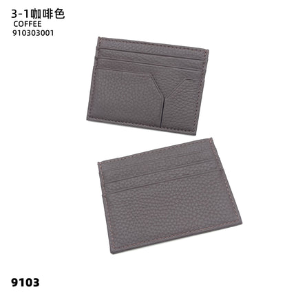 2025 Cross-Border Hot-Selling Ultra-Thin Creative Leather Card Holder Men's Commuter Bag First-Layer Cowhide Women's High-End Card Holder