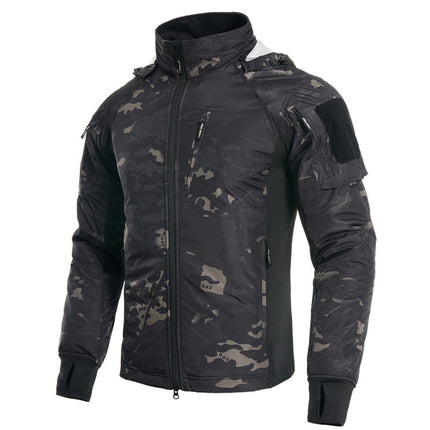 Outdoor Camouflage Jacket CP Camouflage fleece-lined Warm Lightweight Camouflage Jacket Outdoor Mountaineering Jacket Cross-border Foreign Trade