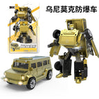 Alloy deformation explosion-proof car