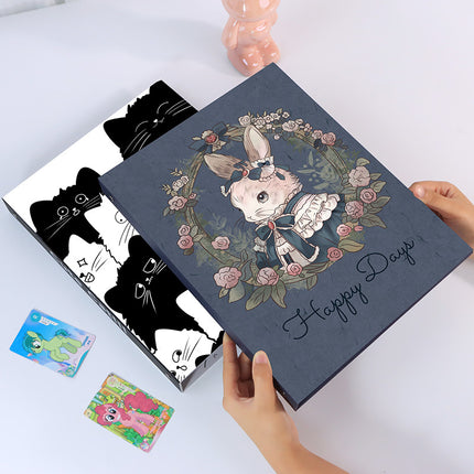 Special Paper Loose-leaf Cardboard Case A4DIY Cover Four Holes Removable Small Fresh Hand Account Note Cover