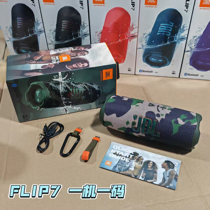 For foreign trade FLIP 60000 flower tube 7 generation bluetooth speaker wireless mini outdoor portable subwoofer waterproof audio