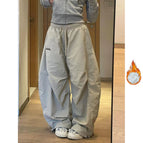 Apricot trousers [autumn and winter fleece style] / S