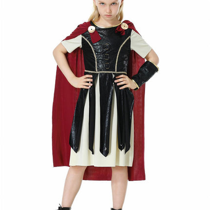 Subaru Warriors Halloween Cosplay Clothes Kidsren Ladies Roman Gladiator Role-Playing Costume