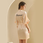 Bridesmaid-Champagne (half sleeve) / M