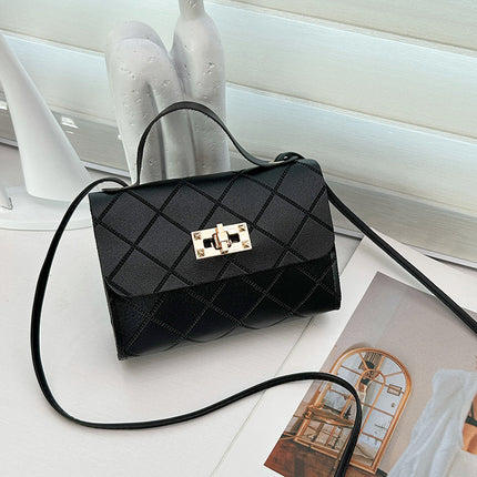 Compact Wholesale Korean Style Bags, Light Luxury Embossed Niche Material Small Square Bags, Crossbody Bags, Women's Fashion Pu Versatile Bags