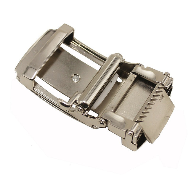 Men's toothless belt buckle pants head no hole toothless elephant alloy belt head 3.8 suitable for Thailand belt