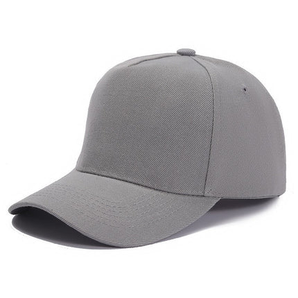 Amazon Cross-Border Popular Maoqing Five-Panel Baseball Cap Advertising Hat with Logo Printed Solid Color Visor Sunshade Cap