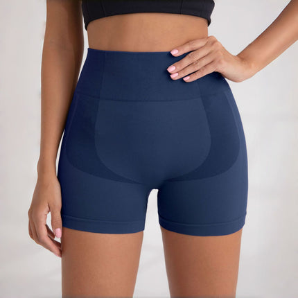 Mu Yao European and American Seamless Yoga Shorts for Women, Peach Butt Tight-Fitting Butt-Lifting Sports Shorts, Running Quick-Drying Fitness Pants