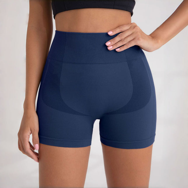Mu Yao European and American Seamless Yoga Shorts for Women, Peach Butt Tight-Fitting Butt-Lifting Sports Shorts, Running Quick-Drying Fitness Pants