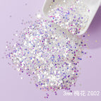 Purple glitter [small pack 10g] / 3m plum blossom zg02