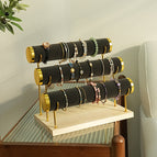 Metal three-tier frame dark gray