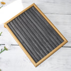 [yellow wood grain] 11 intestinal midget dark gray